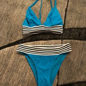 Target stripped bikini